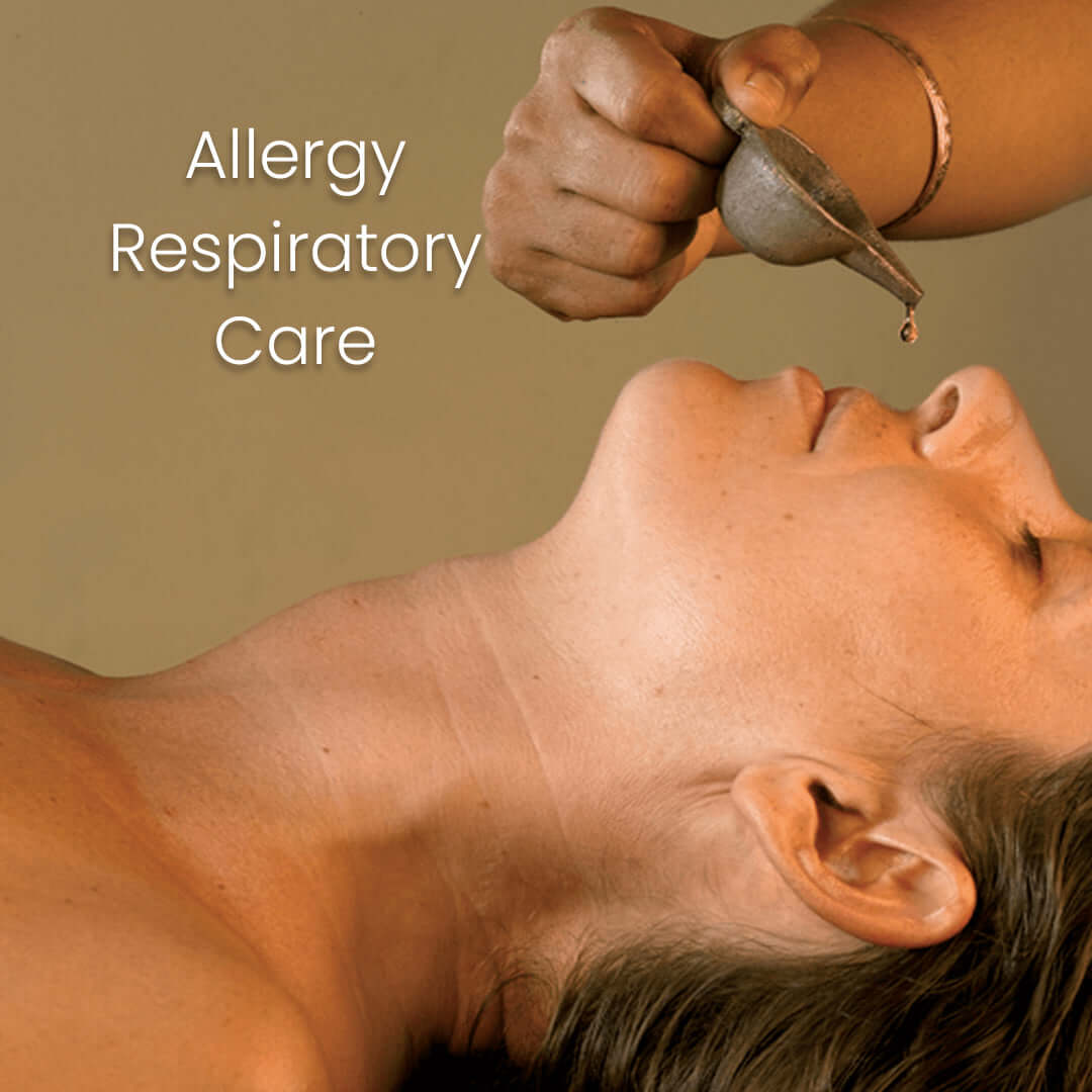 A specialized therapy treatment where herbal drops are administered to the nasal passages to clear severe sinus blockages and treat allergic rhinitis.