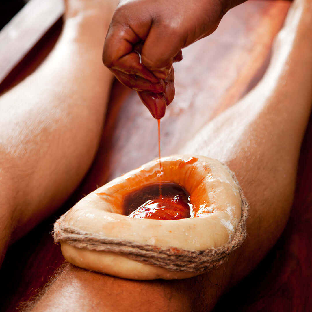 Ayurvedic knee/basti based therapy is used in Ayurveda Body Detox programs to cleanse the colon and balance the doshas.