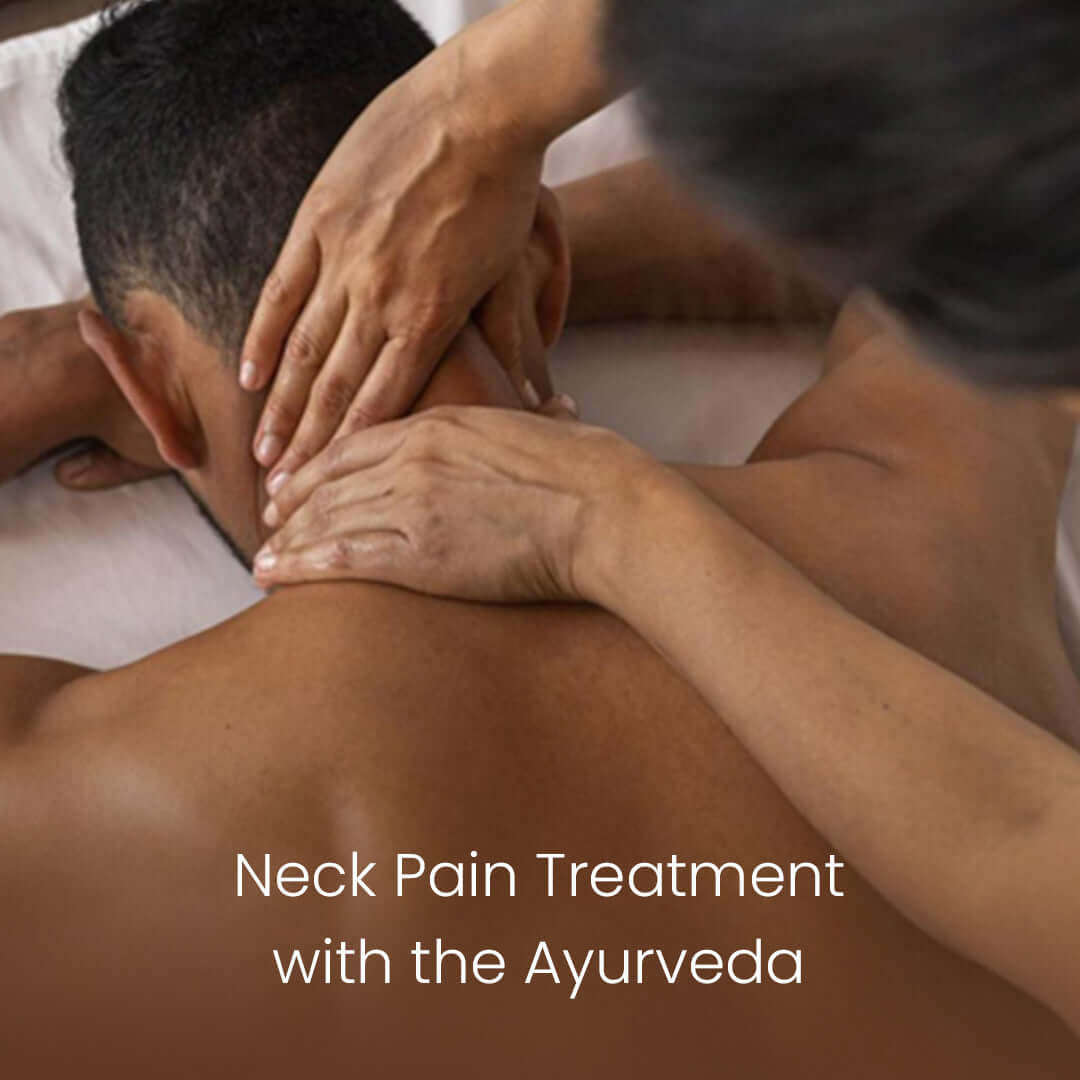 Therapeutic massage to release tension in the neck and shoulders caused by stress and poor posture.